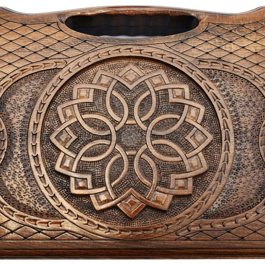 Нарды резные "Циния" средние 50, Harutyunyan купить в Москве