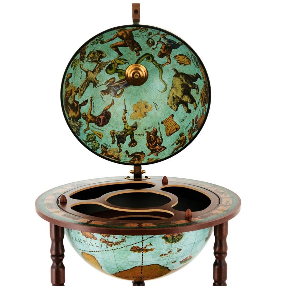 Глобус бар напольный "Клавдий", сфера 40 см купить в Москве Глобус бар напольный "Клавдий", сфера 40 см купить в Москве