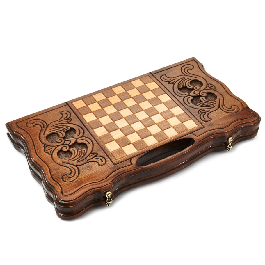 Нарды резные Агнес "Пальметта" средние, 50 купить в Москве