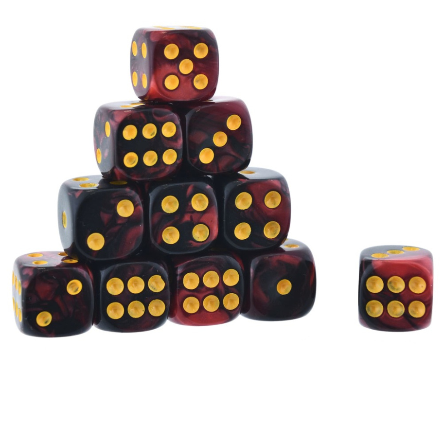 Кости игральные "Флора" акрил, красный, 12 мм (2 шт.) купить в Москве Кости игральные "Флора" акрил, красный, 12 мм (2 шт.) купить в Москве