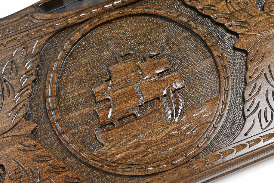 Нарды резные "Парусник"  большие 60, Harutyunyan купить в Москве