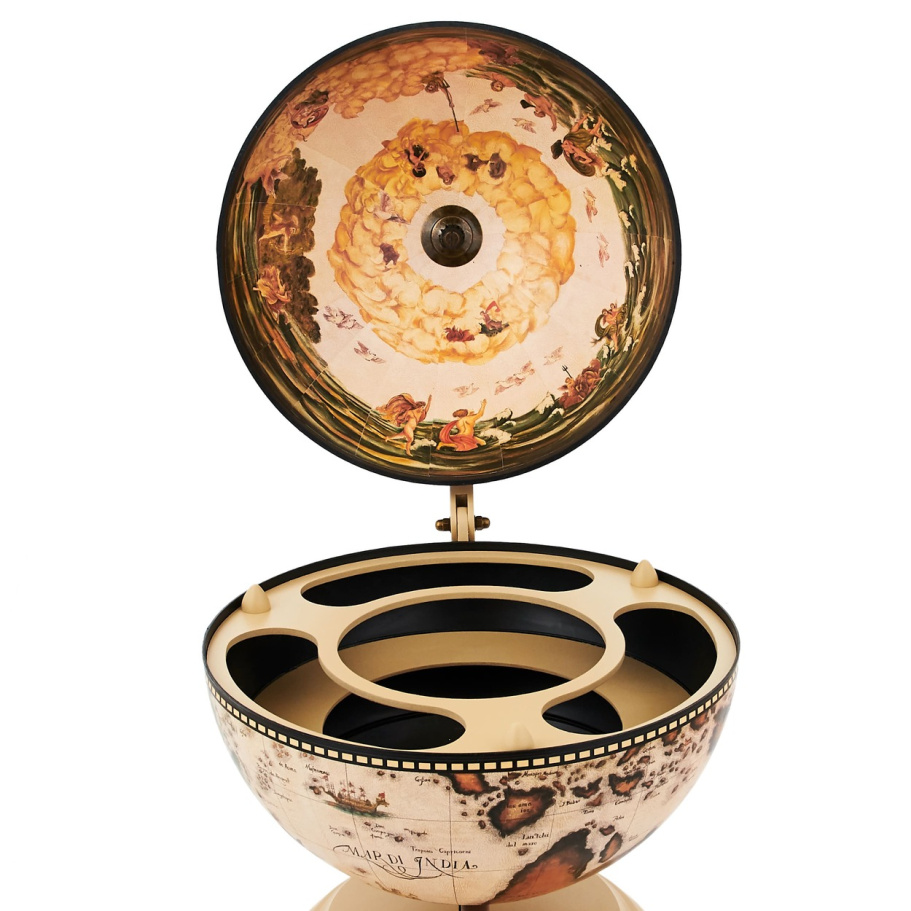 Глобус бар настольный "Басма" сфера 33 см купить в Москве