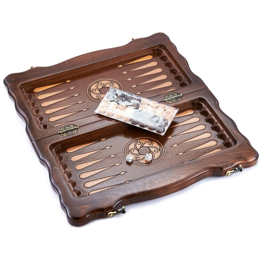 Шахматы + нарды резные "Бриз" 40, Harutyunyan купить в Москве