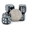 Кости игральные "Гамма" камень, серый, 15 мм (2 шт.) купить в Москве