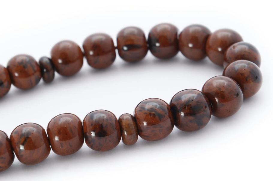 Четки с бусинами "Оскар" коричневый камень, Давыдов С. купить в Москве