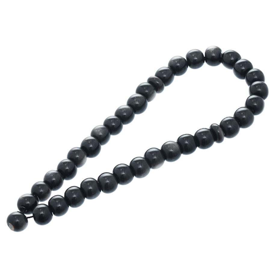 Четки с бусинами "Оскар" черный камень с лунным оттенком, Давыдов С. Четки с бусинами "Оскар" черный камень с лунным оттенком, Давыдов С.