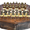 Стол ломберный Шахматы резные "Гуфельд" 60, Harutyunyan купить в Москве