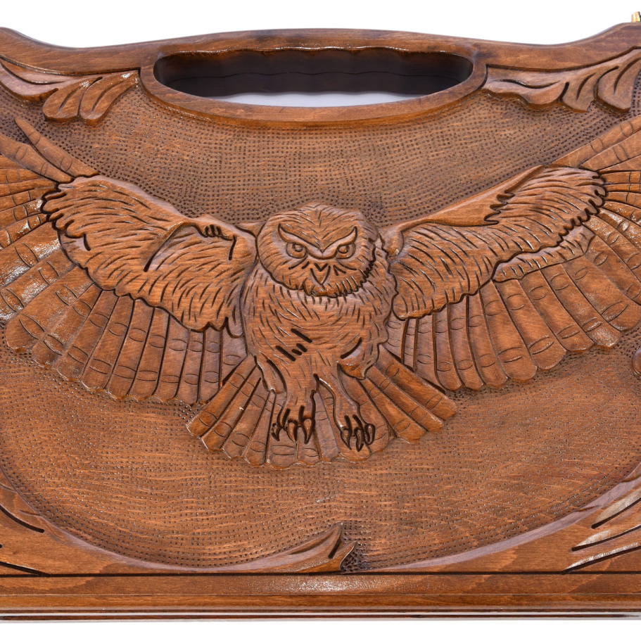 Нарды резные "Сова" большие 60, Harutyunyan купить в Москве