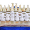 Шахматы из камня "Левант" мрамор и оникс 20 купить в Москве