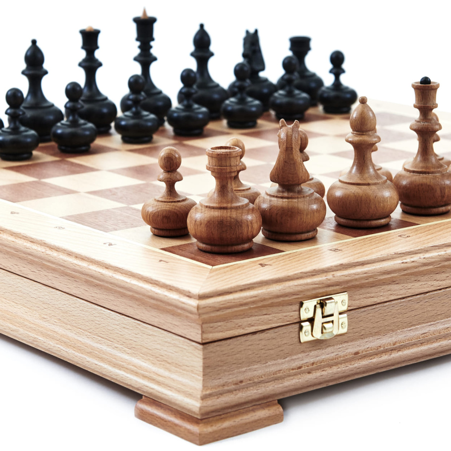 Шахматы в ларце Немезида бук, WoodGames купить в Москве