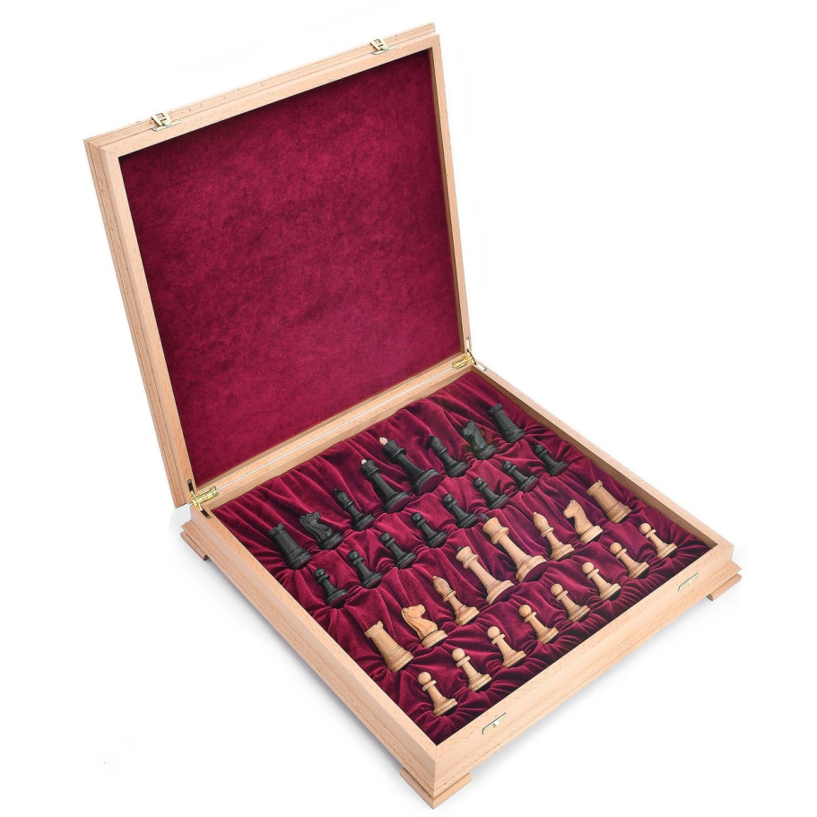 Шахматы в ларце "Стаунтон" бук, WoodGames купить в Москве