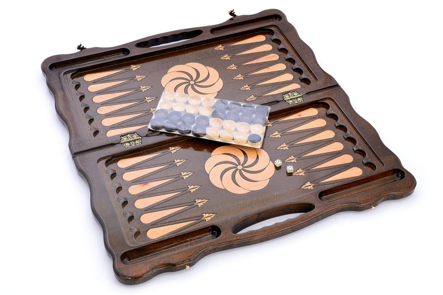 Нарды резные  "Сфера"  большие 60, Harutyunyan купить в Москве