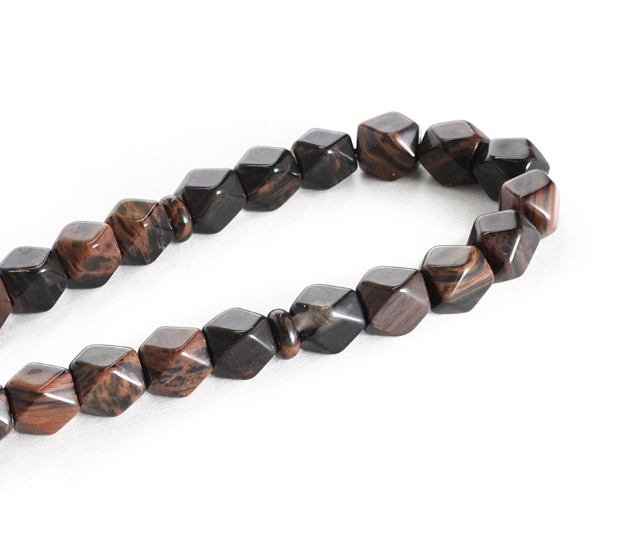 Четки граненые "Удача" коричневый камень, Давыдов С. купить в Москве