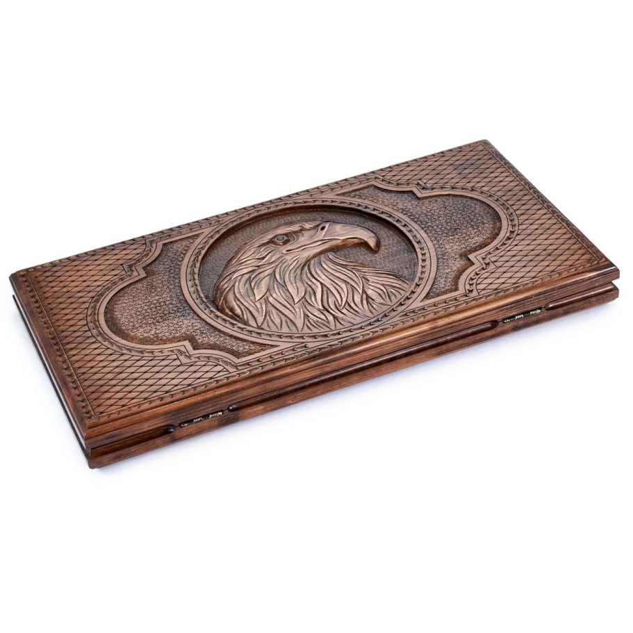 Нарды резные "Вольный орел" большие 60, Harutyunyan