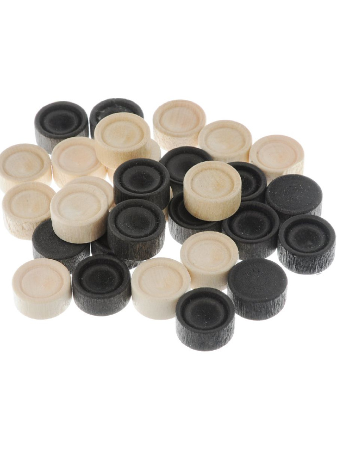 Комплект фишек для нард "Кировские" 18 мм