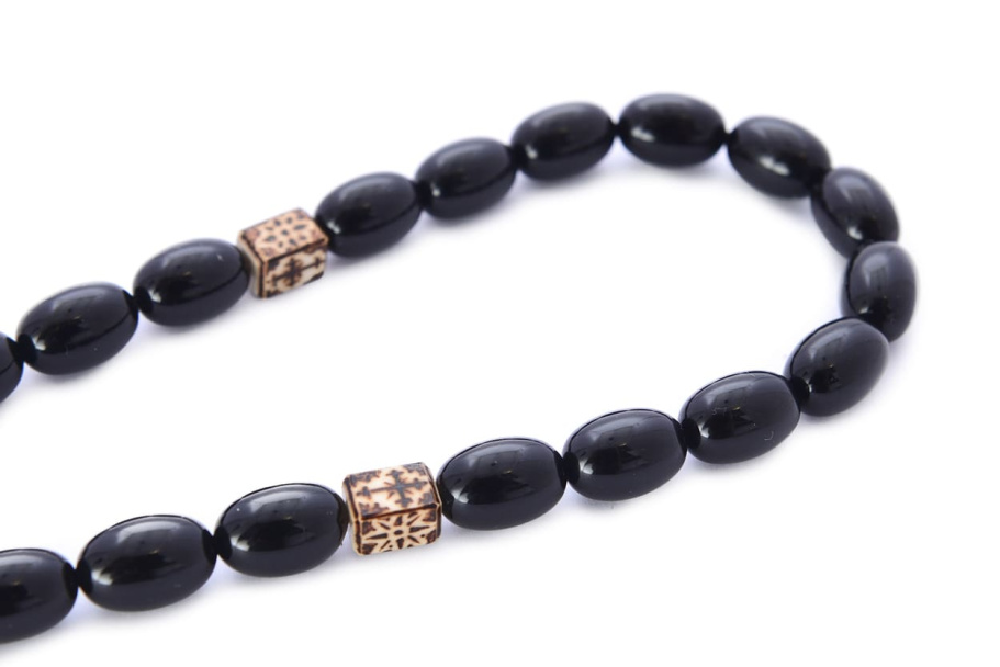 Четки черные "Молитва" эбонит, Беркутов К. купить в Москве