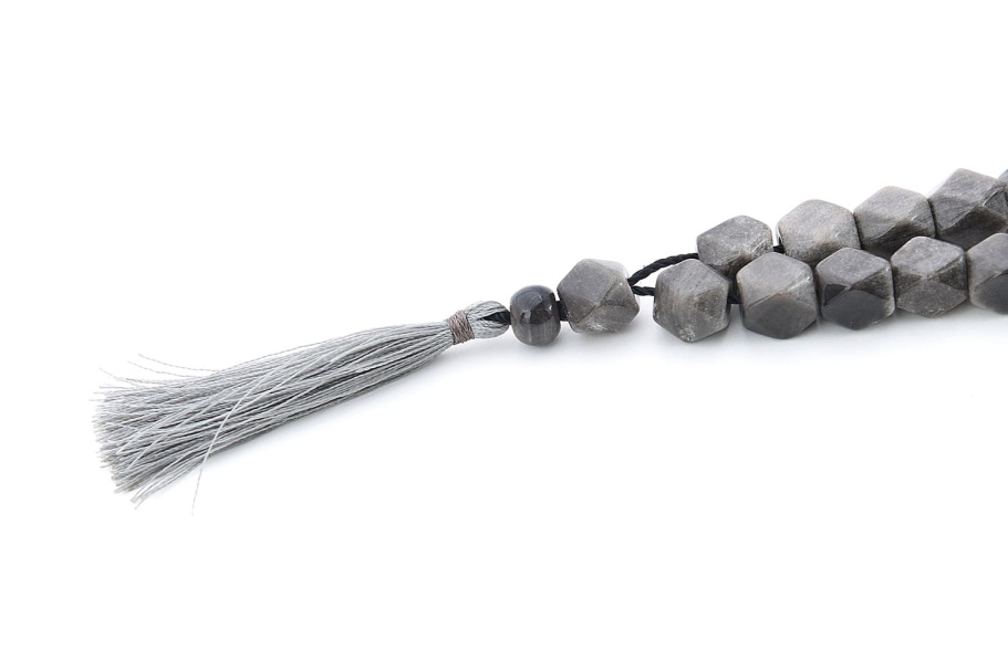 Четки граненые "Удача" серый камень, Давыдов С. купить в Москве Четки граненые "Удача" серый камень, Давыдов С. купить в Москве