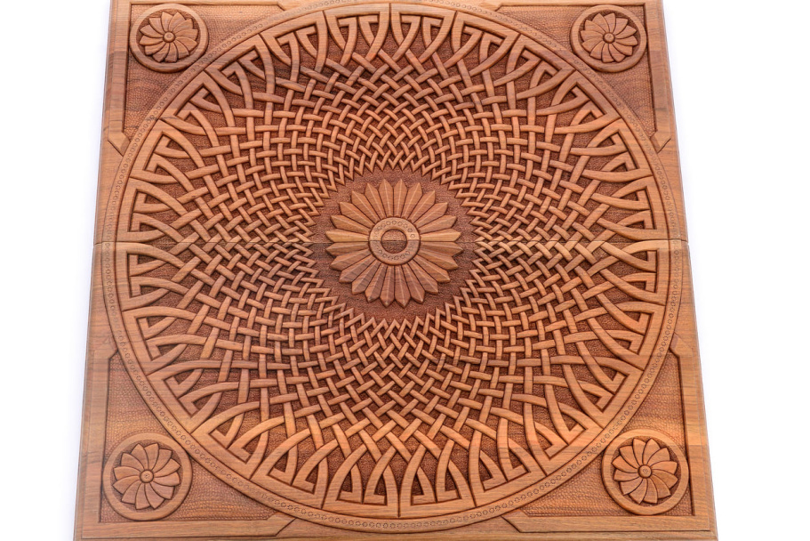 Нарды резные Коллаборация "Гектор" большие 60, Безумец купить в Москве