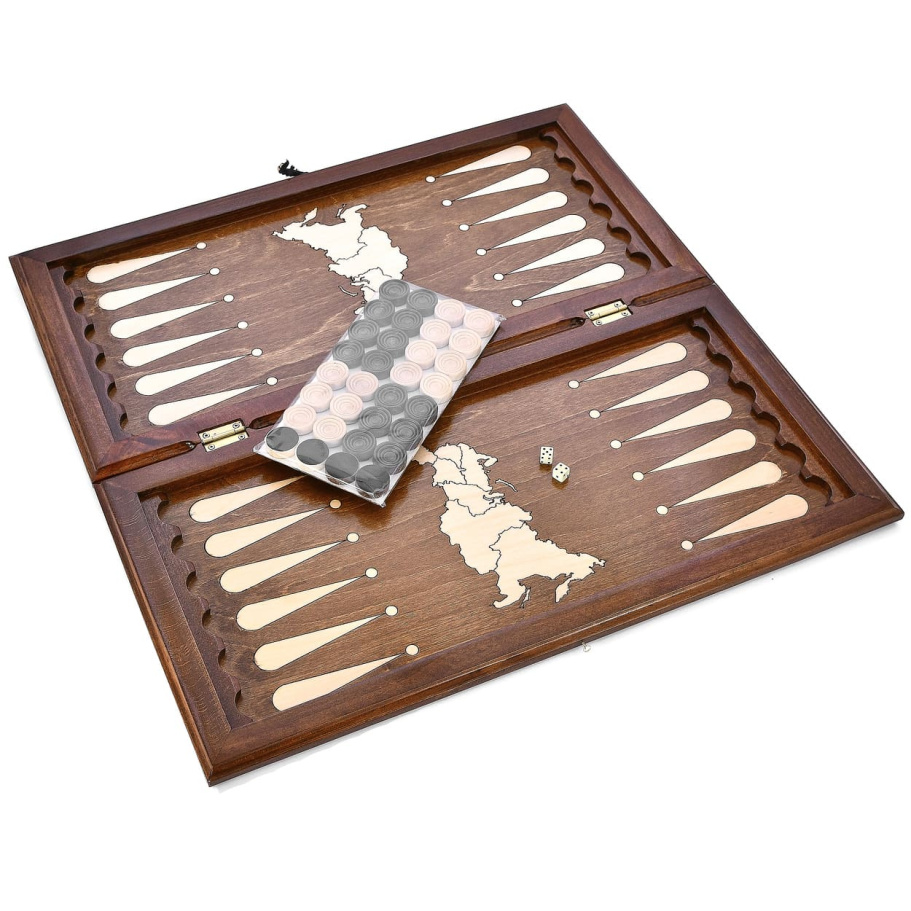 Нарды "Герб России"  большие 60, Harutyunyan купить в Москве