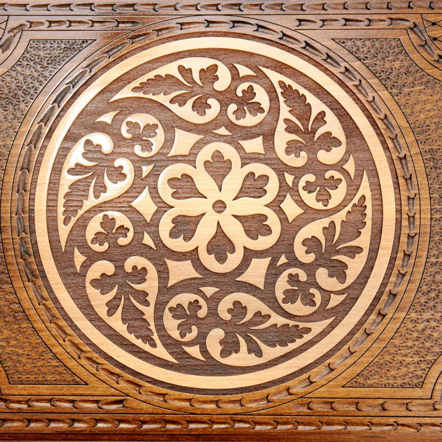 Шахматы резные "Эпопея" большие, 60 купить в Москве