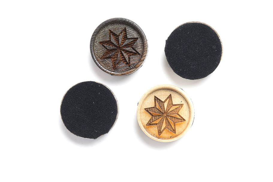 Фишки для средних нард "Звезда" 25 мм, Harutyunyan купить в Москве