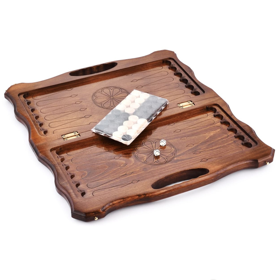 Нарды резные "Орел" средние 50, Harutyunyan купить в Москве Нарды резные "Орел" средние 50, Harutyunyan купить в Москве