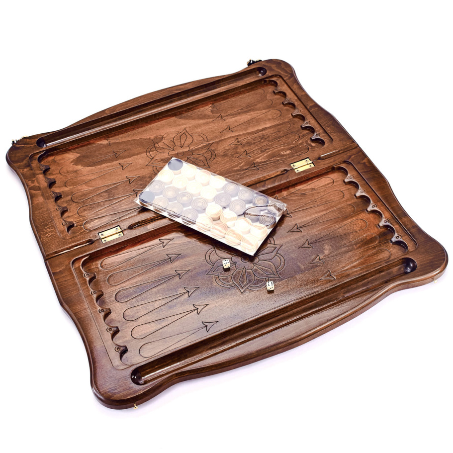 Нарды резные "Лев" большие 60, Даудов купить в Москве