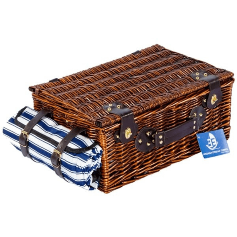 Корзина для пикника Гари (на 4 персоны) с пледом купить в Москве