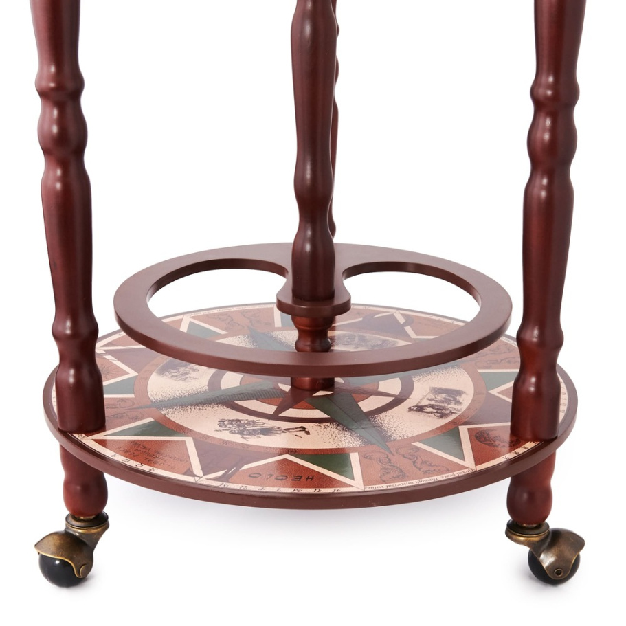 Глобус бар напольный "Возрождение" сфера 33 см купить в Москве