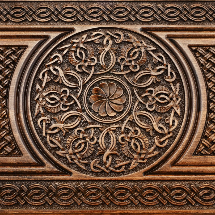 Стол ломберный Нарды резные "Витраж" 60, Harutyunyan купить в Москве