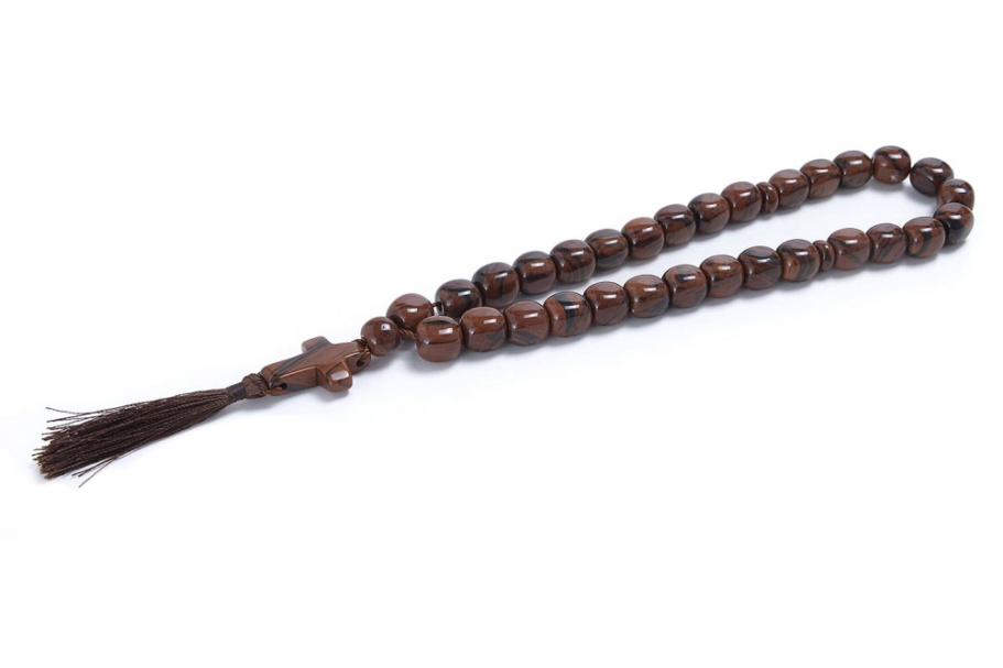 Четки Православные "Крест" коричневый камень, Давыдов С.