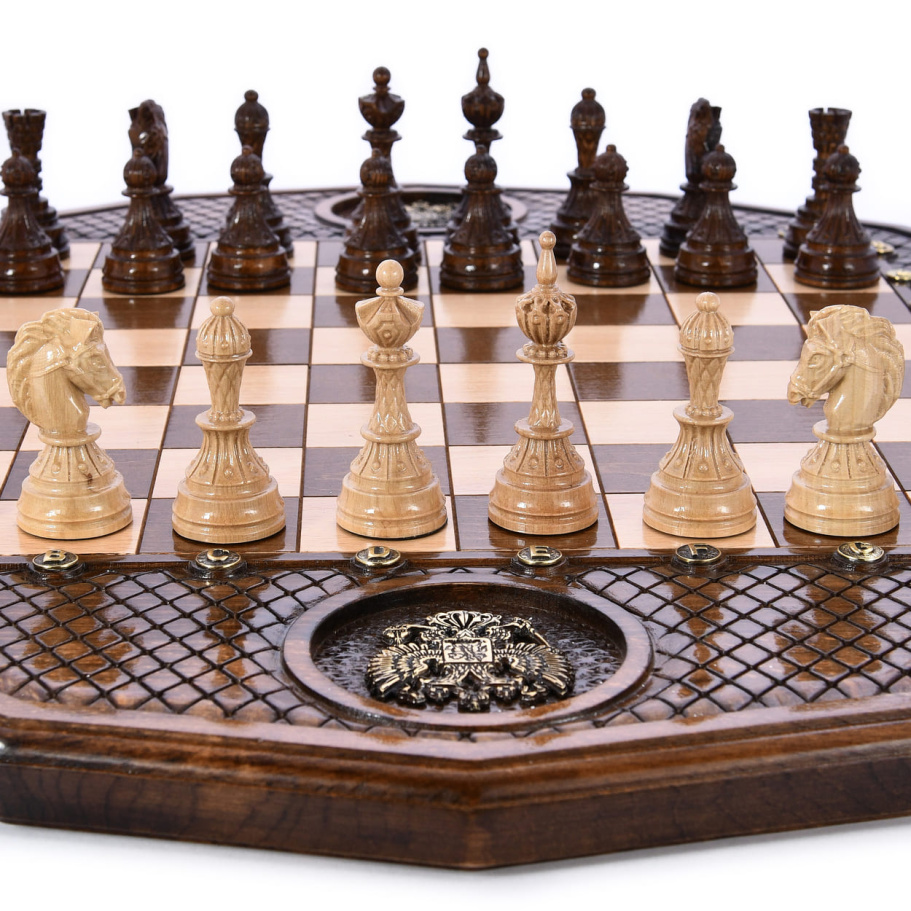 Шахматы резные "Империя" 60, Harutyunyan купить в Москве