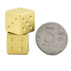 Кости игральные "Премиум" металл, золотой, 15 мм (2 шт.) купить в Москве