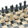Шахматы из камня "Илион" мрамор и ракушечник 25 купить в Москве