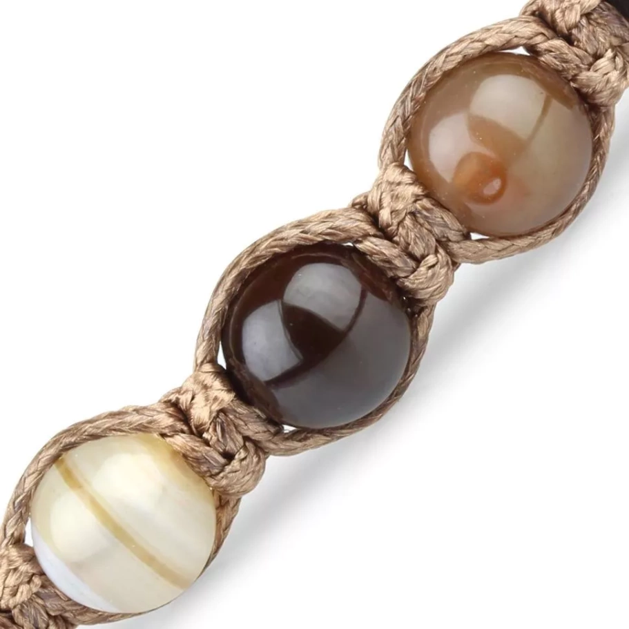 Браслет Франклин камень агат, 0.8 * 19 см купить в Москвы