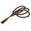 Четки Буддийские Гаутама, коричневый камень, 108 звеньев