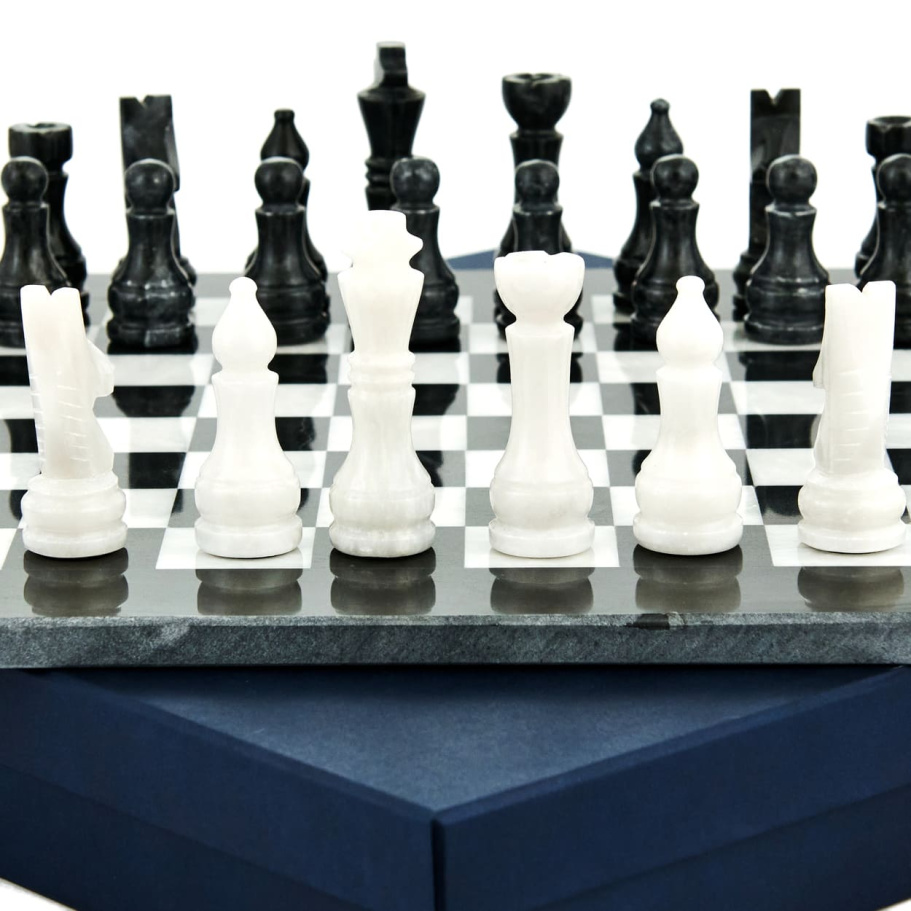 Шахматы каменные "Карфаген" мрамор 40 купить в Москве Шахматы каменные "Карфаген" мрамор 40 купить в Москве
