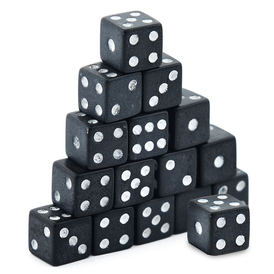 Кости игральные "Классика" пластик, черные, 7 мм (2 шт.) купить в Москве Кости игральные "Классика" пластик, черные, 7 мм (2 шт.) купить в Москве