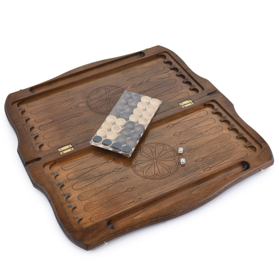 Нарды резные "Многогрань" большие 60, Sargsyan купить в Москве